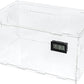 BETAZOOER Reptile Terrarium Breeding Tank Acrylic Reptile Feeding Box with Temperature Hygrometer (11.4"x7.7"x5.9")
