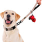 PLUTUS PET Short Training Dog Leash with Padded Handle for Medium Large Dogs,18 Inch Heavy Duty Strong Traffic Leash with Carabiner Clip for Climbing Walking or Guiding Blind(18”，Beige)
