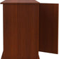 Pemberly Row Engineered Wood 75/90 Gallon Serene Cherry Upright Aquarium Stand