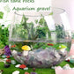 YATOJUZI 1.5lb Fluorite Aquarium Gravel Rocks Natural Tumbled Healing Crystal Chips Bulk Gemstones Crushed Stones for Fountain Vase Filler Planters Decorative Fish Tank Potted Reiki Energy Balancing
