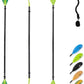 OCEANBROAD Kayak Paddle 86in/218cm, 90.5in/230cm, 95in/241cm Alloy Shaft Kayaking Boating Canoeing Oar with Paddle Leash