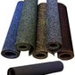 American Floor Mats 1/4in (7mm) Thick 10% Blue 4' x 7' Heavy Duty Rubber Rolls, Protective Exercise Mats, Home Gym Rubber Flooring