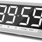 VOCOO Digital Kitchen Timer with 7.8” Extra Large Display, Magnetic, LED with 3 Brightness, 4 Alarms and 3 Volume Levels, Battery Countdown Count Up Timer for Cooking, Classroom, Home Gym (White)