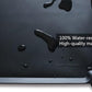 Hoki Found L Silicone Non Slip Pet Dog Cat Bowl Mats - Placemat, Waterproof Food Mats for Carpet - Black