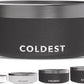 Coldest Dog Bowl - Anti Rust Metal, Non Slip, 3 Layers Insulated Stainless Steel Dog Bowls - Spill Proof & Heavy Duty - Water Bowl for Dogs, Cats & Pets, Dish Washer Safe (64 oz, Stealth Black)