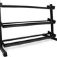 WF Athletic Supply Heavy-Duty Dumbbell Rack Stand, Weight Rack for Home Gym, Weight Holder, Available Sizes for Storage 5-50LB or 5-75LB Dumbbell Pairs, Black/Red/Green/Blue, RACK ONLY