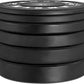 2 Inch Bumper Plates，10-500lbs，Barbell Rubber Olympic Weight Plates Set for Home Gym, Strength Training & Weight Lifting, Multiple Options Colors