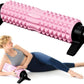 RUNWE Foam Roller with Stand - Roller Foam for Back Pain, 21 inch Trigger Point Deep Tissue Massage, Medium Density Grid Bracket Foam Rollers, Myofascial Release, Relieves Leg Muscle Pain