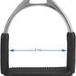 Flex Stainless English Saddle Stirrups Iron Pads Knee Ankle Stress Pain Relief
