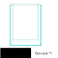 3 Gallon Glass Fish Tank, Easy to Maintain Small Aquarium for Betta/Snails/Shrimp and Aquatic Planting.