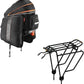 Ibera PakRak Touring Bicycle Seatpost/Disc/Non/Disc Rack and Quick Release Bag