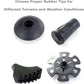 Walking Stick Tips Rubber 4pcs Trekking Pole Tips Replacement- Rubber Feet for Hiking Poles, Walking Sticks, Trekking Poles | Rubber Tip for Walking Sticks Hiking Trekking Poles Boot Tips Rubber Feet