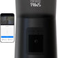 Smart HD Cat Feeder, 2 Way Audio + Voice Recording, Automatic Feeder for Dog with 1080p Night Vision Camera, WiFi App Controlled, Battery Backup, Anti Jam 6L Upto 15 Daily Meals, Black