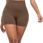 CHRLEISURE Women's 4 Packs Workout Gym Shorts, High Waisted Butt Lifting Scrunch Butt Seamless Booty Shorts