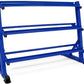 WF Athletic Supply Heavy-Duty Dumbbell Rack Stand, Weight Rack for Home Gym, Weight Holder, Available Sizes for Storage 5-50LB or 5-75LB Dumbbell Pairs, Black/Red/Green/Blue, RACK ONLY