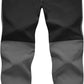 TBMPOY Men's Snow Ski Hiking Pants Waterproof Winter Fleece Lined Pants Camping Skiing Ice Fishing Pants with Belt