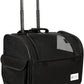 Dog Travel Bag with Removable Rolling Wheels, Airline Approved Pet Carrier, Foldable Cat Bag with Breathable Mesh, Pet Stroller(Black)