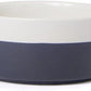 Waggo Dipper Ceramic Dog Bowl for Small and Large Breeds - Heavyweight and Durable Pet Food and Water Dish Crock, Dishwasher Safe, Modern (Midnight Blue, Medium)