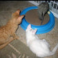 AUOON Cat Scratcher Toy - Cat Scratch Pad with Cat Toy Ball Track and Plush Mouse Toy for Indoor Cats and Kittens (Blue)