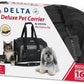 Sherpa Delta Airlines Travel Pet Carrier, Airline Approved & Guaranteed On Board - Black, Medium