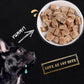Organic Freeze Dried Dog & Cat Treats - Single Ingredient, Grain Free Food Toppers for Healthy Pets, No Fillers or Preservatives (3 Bag, Salmon)