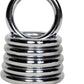 ZooBoo 2pcs Wing Chun Stainless Steel Training Rings (Pair) – Yeung Sau & Sticky Hand Strength Training for Wing Tsun, Siu Lum, and Kung Fu Practitioners