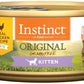 Instinct Original Kitten Wet Cat Food, Pate, Grain-Free - Real Chicken, 5.5 oz. Cans (Pack of 12)