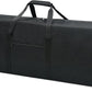 52 Inch Large Duffle Bag for Travel Camping Sport Equipment Storage Bag with 2-way Lockable Zippers (Black)