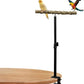13-23 Inch Height Adjustable Desktop Bird Perch Pepper Wood Bird Training Perch Stand Parakeet Perches Indoor and Outdoor Parrot Stands for Small to Medium Bird