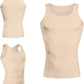 GKVK Mens Slimming Body Shaper Vest Shirt Abs Abdomen Slim