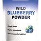 100% Pure Wild Blueberry Powder | Rich in Antioxidants | Made with Canada Grade-A Wild Crafted Blueberries, Perfect for Smoothies, Snacks & Baking (8 oz)