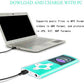 Mp3 Player,Music Player with a 16 GB Memory Card Portable Digital Music Player/Video/Voice Record/FM Radio/E-Book Reader/Photo Viewer/1.8 LCD (Sky Blue)