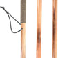 SE 3 Piece 55" Detachable Pine Wood Walking/Hiking Stick with Metal Tip, Reinforced Rubber Tip, and Water-Resistant Travel Pouch - Portable and Durable for Outdoor Adventures