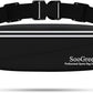 Slim Fanny Packs for Women Men,Waterproof Waist Pack with Reflective Strip Adjustable Strap,Running Belt for Sports Workout Cycling Hiking, Casual Hands-Free Wallets Phone Bag (Style 6)