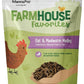 Manna Pro Farmhouse Favorites Oat & Mealworm Mix Poultry Treat – Natural Protein Source – Encouraging Poultry Treat – Mix of Oats, Peanuts, Raisins, Mealworms, Sunflower Kernels – 2lbs