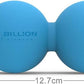5BILLION FITNESS Peanut Massage Ball - Double Lacrosse Massage Ball & Mobility Ball for Physical Therapy - Deep Tissue Massage Tool for Myofascial Release, Muscle Relaxer, Acupoint Massage
