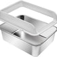 Kichwit Extra Large Stainless Steel Cat Litter Box with High Sides, Easy to Clean, Smooth Surface, Rust Resistant, 23.6" x 15.7" x 10" (with Lid)