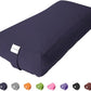 Sol Living Yoga Bolster Pillow Rectangular Meditation Cushion Cotton Meditation Accessories for Restorative Yoga Meditation Pillow Yoga Pillow Firm Body Pillow Bolster Pillow for Legs Removable Cover