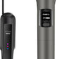 Aveek 2.4GHz Wireless Microphone System, Rechargeable Mics and Receiver, Plug & Play for Karaoke Machine, Party Speakers, Home Entertainment, Wedding & Events - Crystal Clear Sound, 100ft Range
