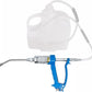 50ML Veterinary Metal Feeding Gun, Continuous Drench Gun Dosing Device Veterinary Adjustable Medicine Dispenser Husbandry Autonomous Feeding Tool, for Pig Cow, Sheep, Horse (Blue, 50ML+Kettle)