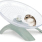 Hamster Wheel Silent Hamster Exercise Wheel Running Spinner Hamster Flying Saucer for Hamsters Gerbils Mice and Other Small Pets (Dark Grey)