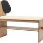 Cute Dog Shoe Bench with Cushion, 51.6”L x 11.8”W Puppy Shoe Storage Bench Beige 2-Tire Bamboo Shoes Rack Bench for Entryway Living Room Hallway Bedroom 220Lbs Load Capacity
