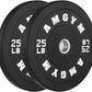 2 Inch Bumper Plates，10-500lbs，Barbell Rubber Olympic Weight Plates Set for Home Gym, Strength Training & Weight Lifting, Multiple Options Colors
