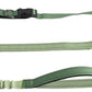 Hands Free Dog Leash for Large Medium Dogs Heavy Duty Bungee Reflective Adjustable Waist Leashes for Walking Running with Car Buckle 4-6FT (Green-1)