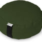 Bean Products Zafu Meditation Pillows for Sitting on Floor, Yoga Cushion, Cotton/Buckwheat Fill Yoga Pillow, Zafu Meditation Cushion, Zen Kneeling Prayer Pad- Made in USA - 14" Round - Earth