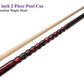 58" Pool Cue Stick,13mm 2-Piece Maple Hardwood Ergonomic Design Billiard Cues Kit,19/20/21oz