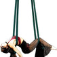 8.2ft 2.5m Aerial Straps Ropes Yoga Aerial Acrobatics Body Aerial Loop Trapeze Circus Apparatuses Equipment Three-Layer Straps 1 pairs