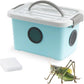 1 Pack Cricket Breeding Box Insect Keeper Reptile Feeding Box for Reptile Bearded Dragon Leopard Gecko Lizard Frog Snake