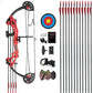 Compound Bow Archery for Youth and Beginner, Right Handed,19”-28” Draw Length,15-29 Lbs Draw Weight, 260 fps