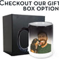 Personalized Coffee Mug, Custom Drawing Portrait Gift, Funny Customized Coffee Gift for Men & Women, Custom Mugs with Pictures, Black - Color Changing 15oz Father's Day Mug
